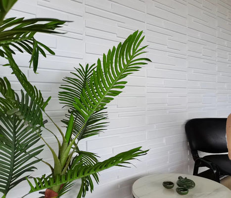 50 ซม. * 50 ซม. น้ำหนักเบาความแข็งแรงสูง 3D PVC ผนังตกแต่งสำหรับ Cafe Shop Wall